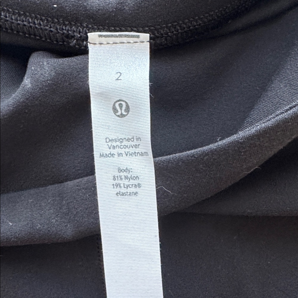 Lululemon Groove Nulu Super-High-Rise Flared Pant, 
Regular, Black, 2 - Picture 9 of 12